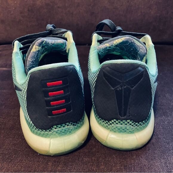 Nike Kobe Bryant X 10 size 9 US 42.5 EUR "vino" Green and Black Athletic Shoes - Picture 5 of 12